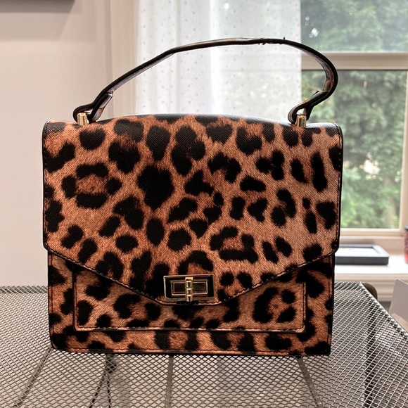 Handbags - Mini Leopard Print Handbag